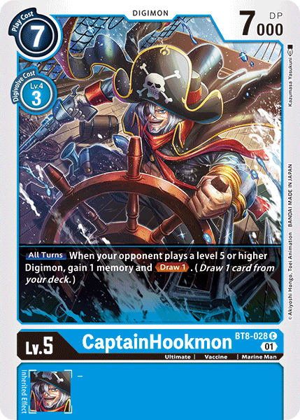 CaptainHookmon [BT8-028] [New Awakening] | Card Merchant Takapuna