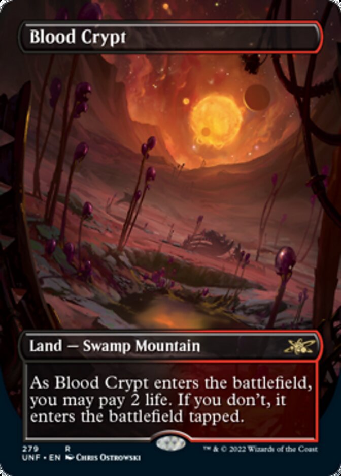 Blood Crypt (Borderless) [Unfinity] | Card Merchant Takapuna