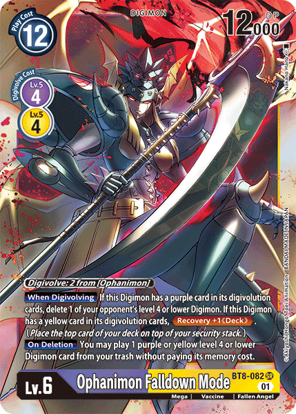 Ophanimon: Falldown Mode [BT8-082] [New Awakening] | Card Merchant Takapuna