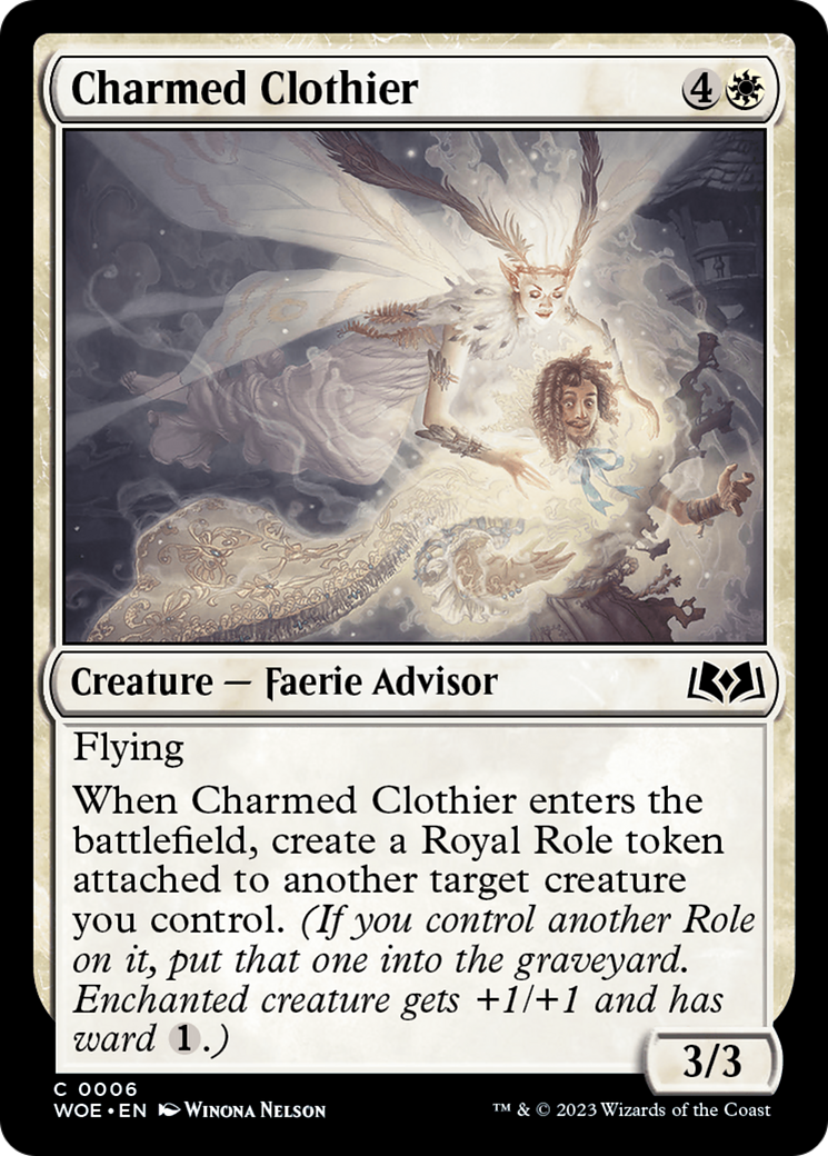 Charmed Clothier [Wilds of Eldraine] | Card Merchant Takapuna