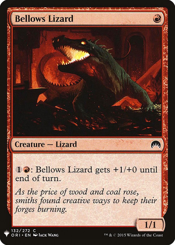 Bellows Lizard [Mystery Booster] | Card Merchant Takapuna