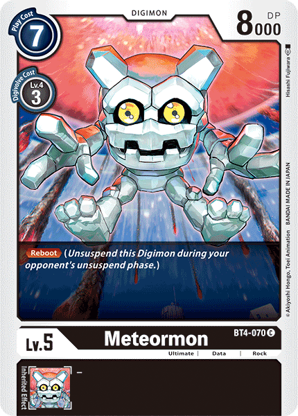 Meteormon [BT4-070] [Great Legend] | Card Merchant Takapuna