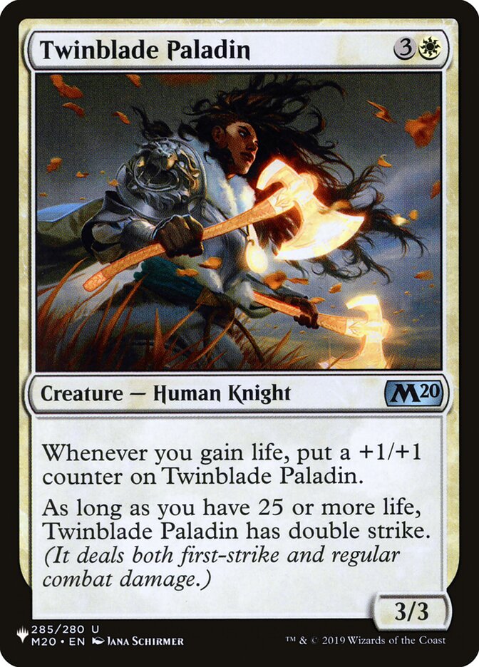 Twinblade Paladin [The List] | Card Merchant Takapuna