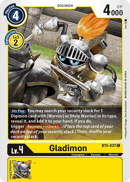 Gladimon [BT5-037] [Battle of Omni] | Card Merchant Takapuna