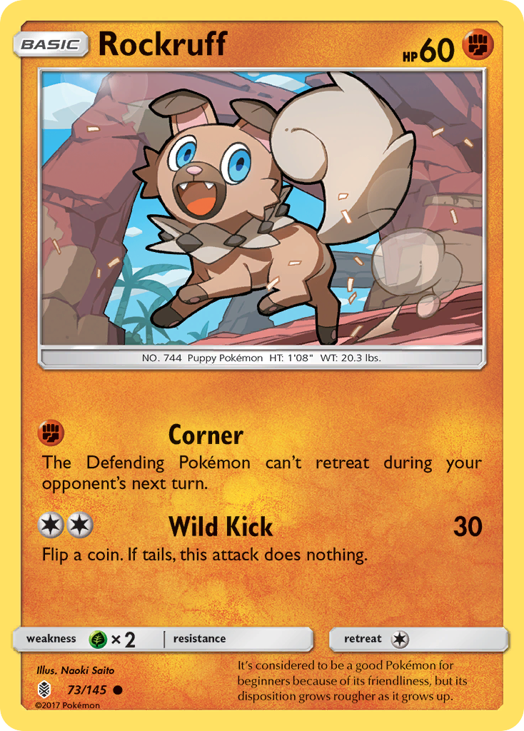 Rockruff (73/145) [Sun & Moon: Guardians Rising] | Card Merchant Takapuna