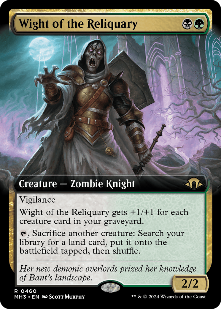 Wight of the Reliquary (Extended Art) [Modern Horizons 3] | Card Merchant Takapuna