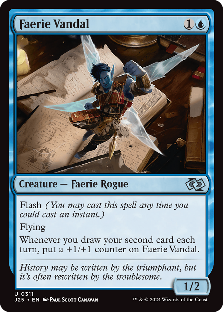 Faerie Vandal [Foundations Jumpstart] | Card Merchant Takapuna