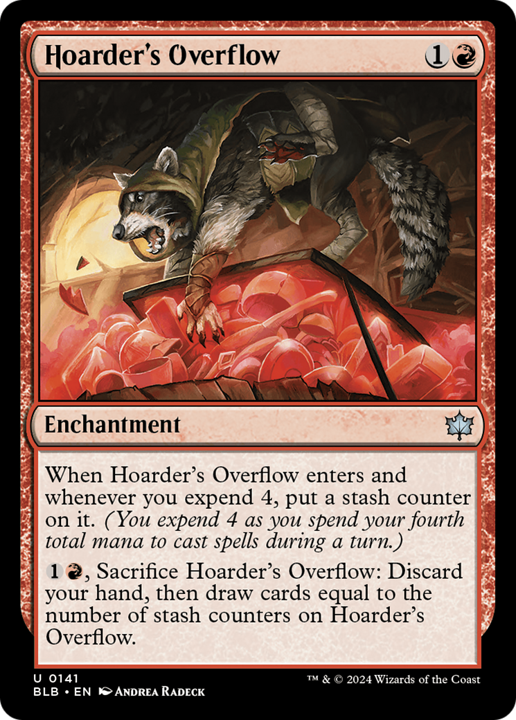 Hoarder's Overflow [Bloomburrow] | Card Merchant Takapuna