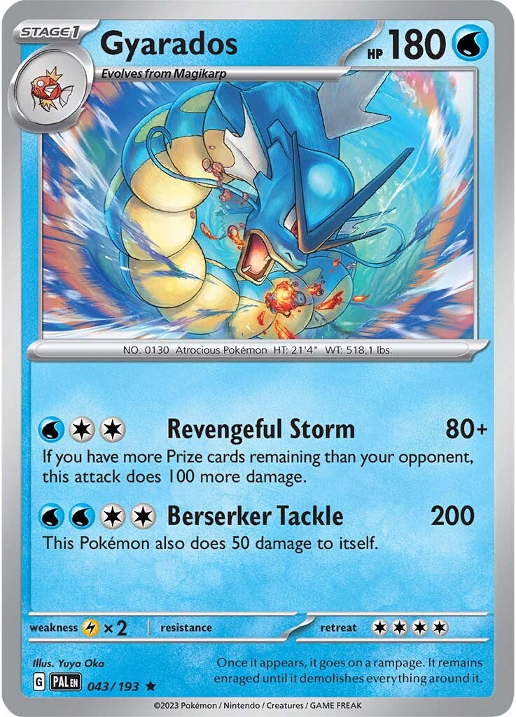 Gyarados (043/193) [Scarlet & Violet: Paldea Evolved] | Card Merchant Takapuna