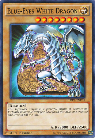 Blue-Eyes White Dragon (Version 4) [LDK2-ENK01] Common | Card Merchant Takapuna