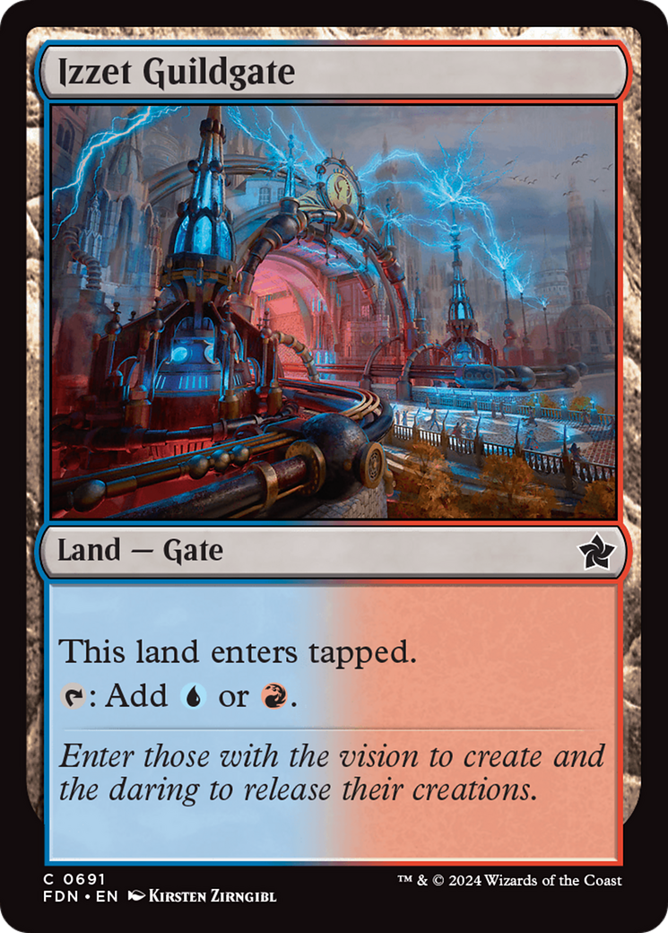 Izzet Guildgate [Foundations] | Card Merchant Takapuna