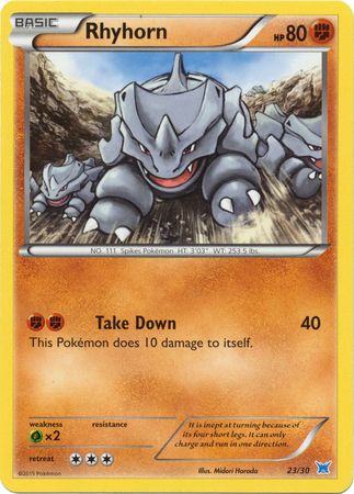 Rhyhorn (23/30) [XY: Trainer Kit 2 - Latios] | Card Merchant Takapuna