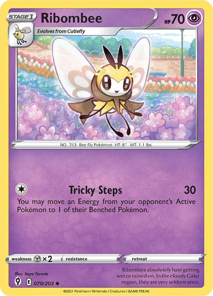 Ribombee (079/203) [Sword & Shield: Evolving Skies] | Card Merchant Takapuna