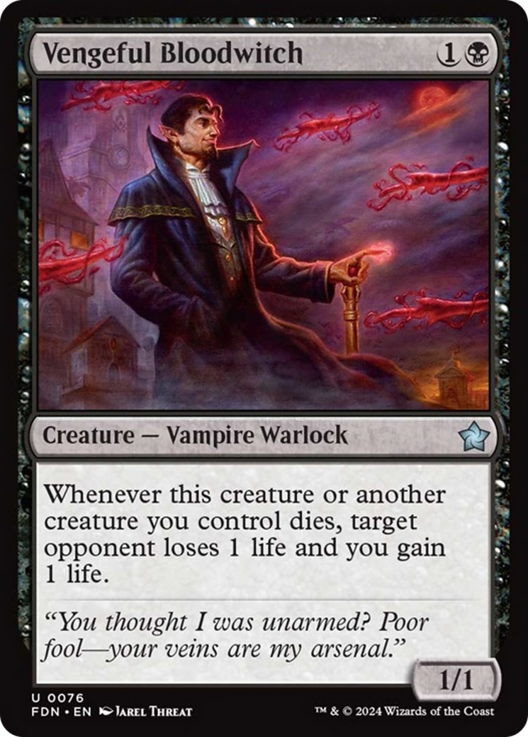 Vengeful Bloodwitch [Foundations] | Card Merchant Takapuna