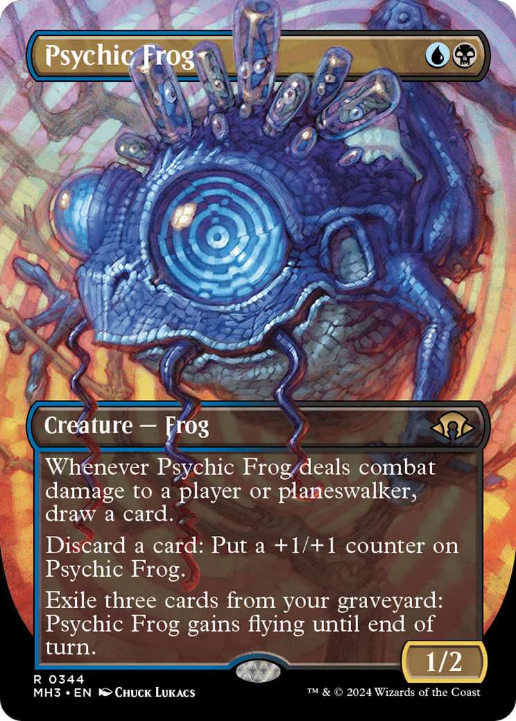 Psychic Frog (Borderless) [Modern Horizons 3] | Card Merchant Takapuna