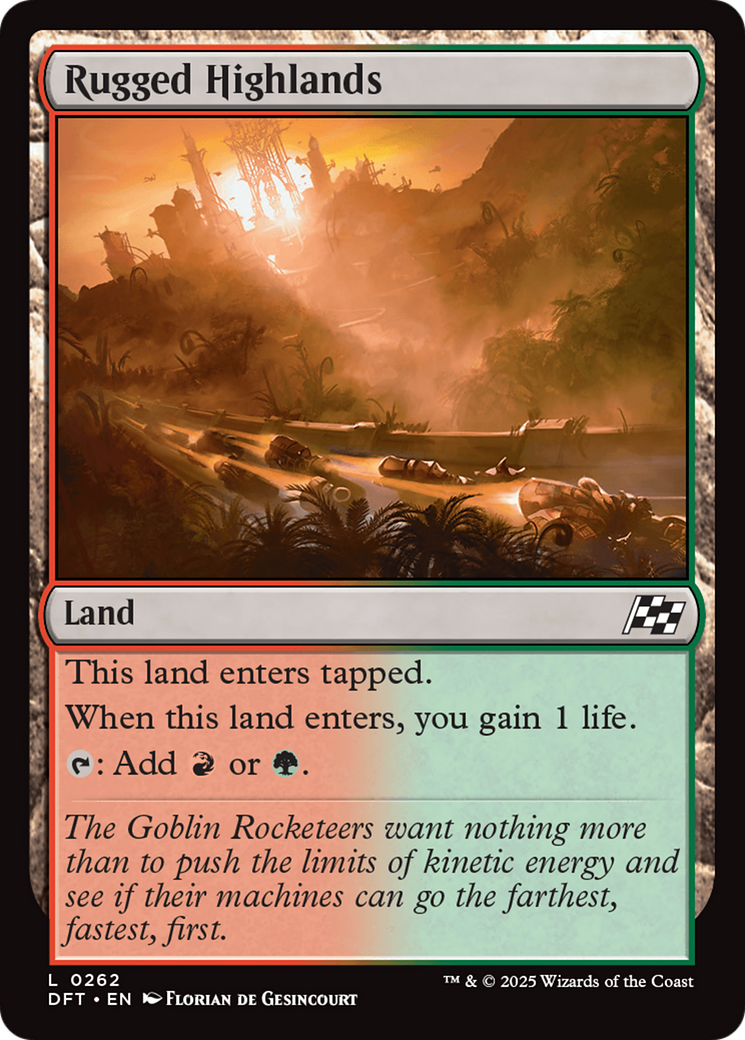 Rugged Highlands [Aetherdrift] | Card Merchant Takapuna