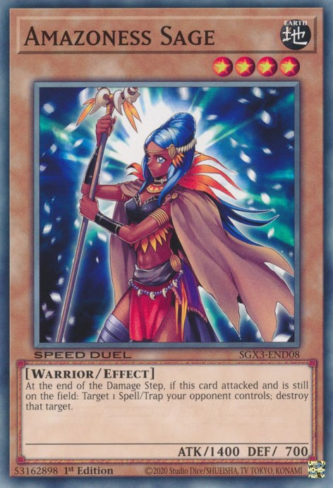 Amazoness Sage [SGX3-END08] Common | Card Merchant Takapuna