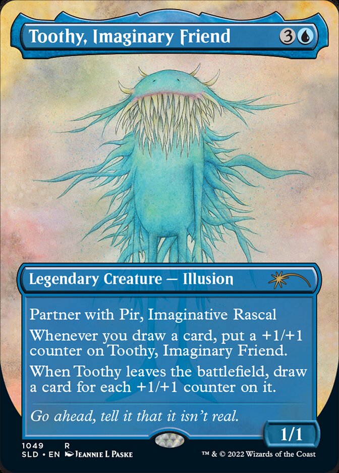 Toothy, Imaginary Friend (Borderless) [Secret Lair Drop Series] | Card Merchant Takapuna