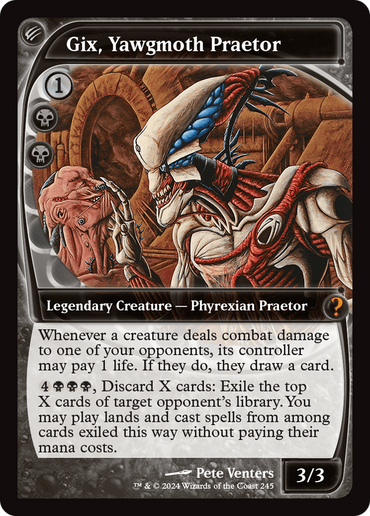 Gix, Yawgmoth Praetor (Future Sight) [Mystery Booster 2] | Card Merchant Takapuna