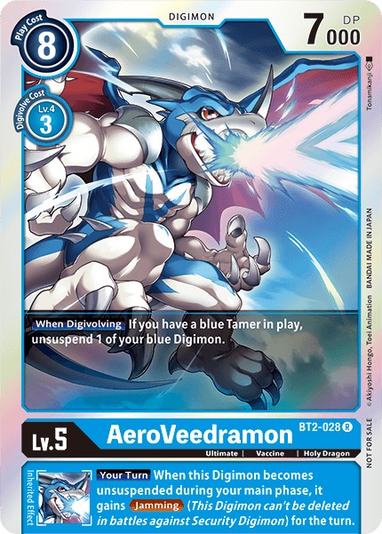 AeroVeedramon [BT2-028] (Battle of Omni Pre-Release) [Release Special Booster Promos] | Card Merchant Takapuna