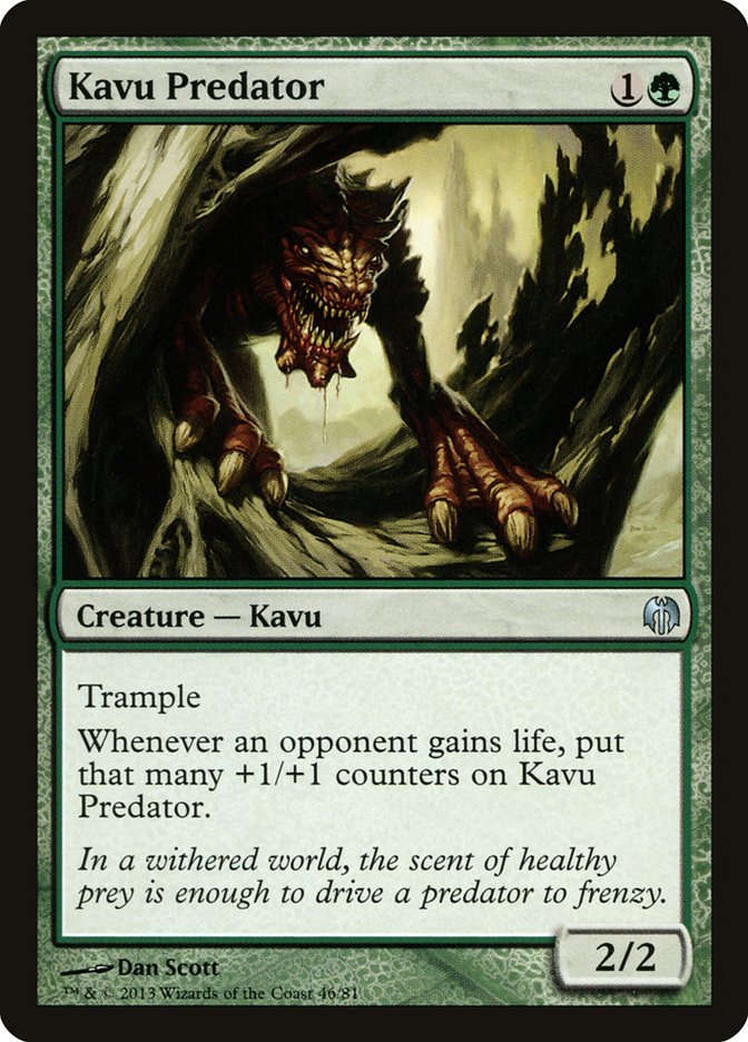 Kavu Predator [Duel Decks: Heroes vs. Monsters] | Card Merchant Takapuna