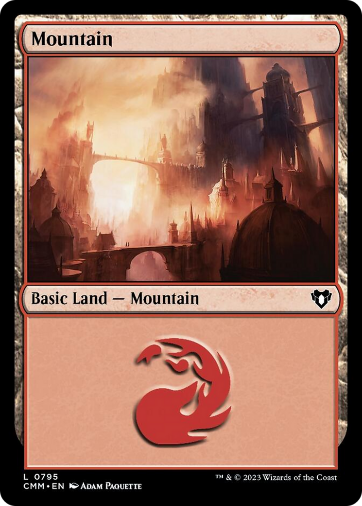 Mountain (795) [Commander Masters] | Card Merchant Takapuna