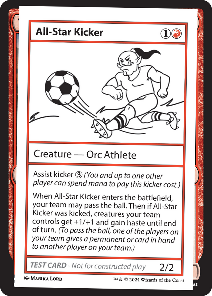 All-Star Kicker [Mystery Booster 2 Playtest Cards] | Card Merchant Takapuna