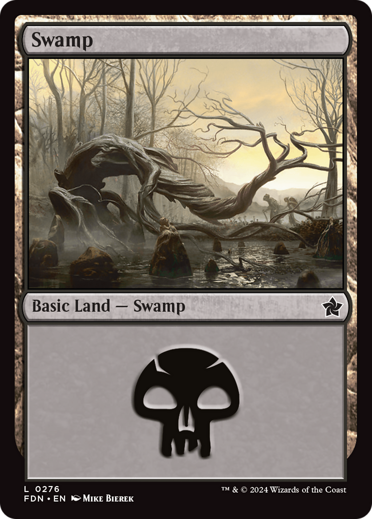 Swamp (0276) [Foundations] | Card Merchant Takapuna