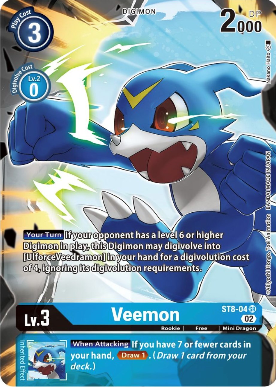 Veemon [ST8-04] (Alternate Art) [Starter Deck: Beelzemon Advanced Deck Set] | Card Merchant Takapuna