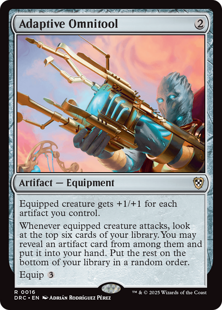 Adaptive Omnitool [Aetherdrift Commander] | Card Merchant Takapuna