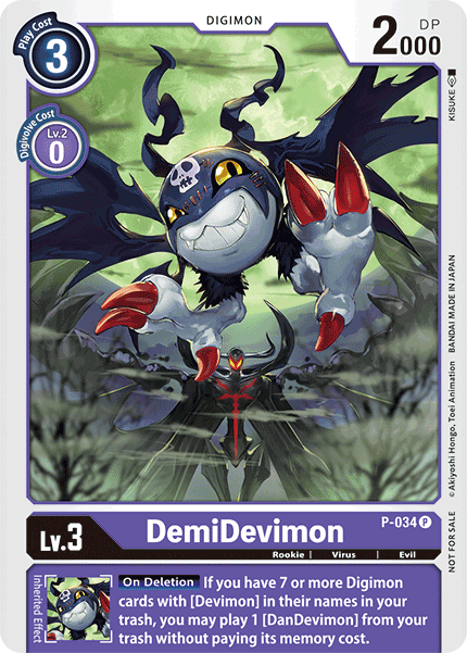 DemiDevimon [P-034] [Promotional Cards] | Card Merchant Takapuna