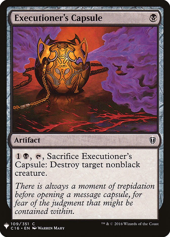 Executioner's Capsule [Mystery Booster] | Card Merchant Takapuna