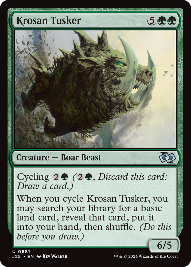 Krosan Tusker [Foundations Jumpstart] | Card Merchant Takapuna