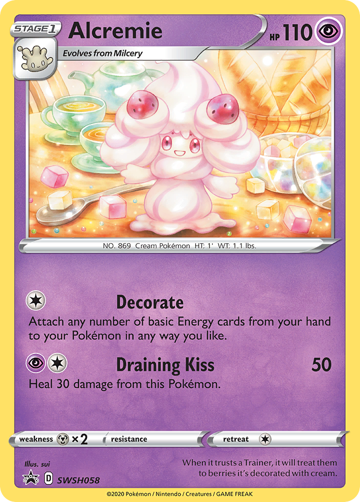 Alcremie (SWSH058) [Sword & Shield: Black Star Promos] | Card Merchant Takapuna