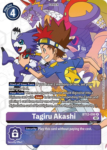 Tagiru Akashi [BT12-096] (Alternate Art) [Across Time] | Card Merchant Takapuna