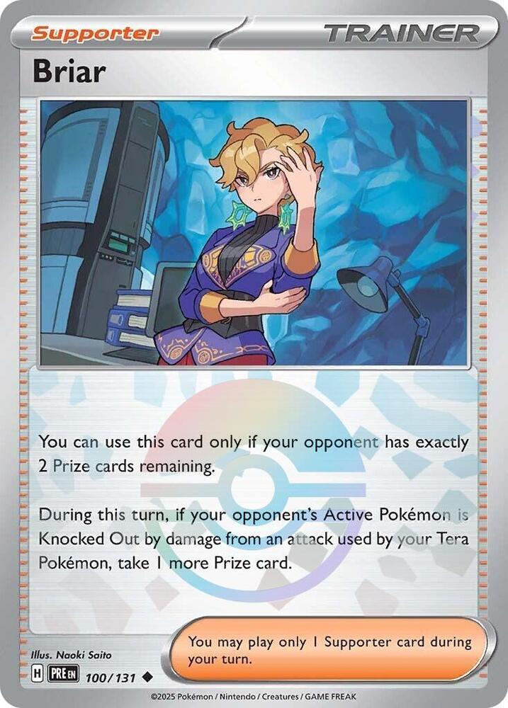 Briar (100/131) (Poke Ball Pattern) [Scarlet & Violet: Prismatic Evolutions] | Card Merchant Takapuna