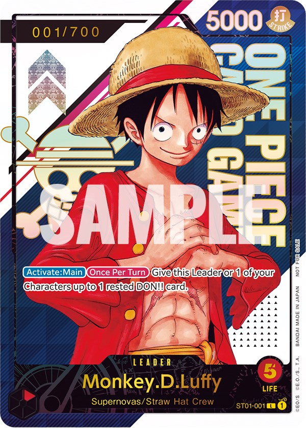 Monkey.D.Luffy (Serial Number) [One Piece Promotion Cards] | Card Merchant Takapuna