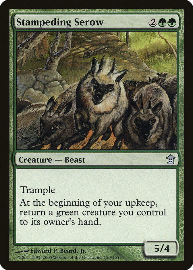 Stampeding Serow [Saviors of Kamigawa] | Card Merchant Takapuna