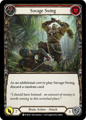 Savage Swing (Red) [U-WTR020] (Welcome to Rathe Unlimited)  Unlimited Normal | Card Merchant Takapuna