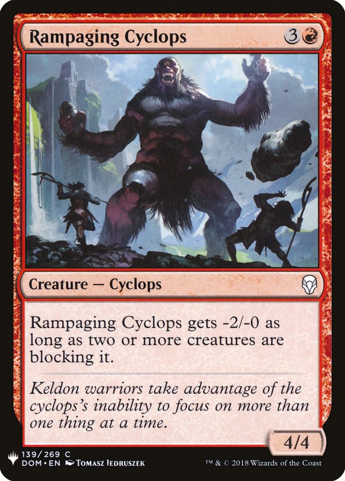 Rampaging Cyclops [Mystery Booster] | Card Merchant Takapuna