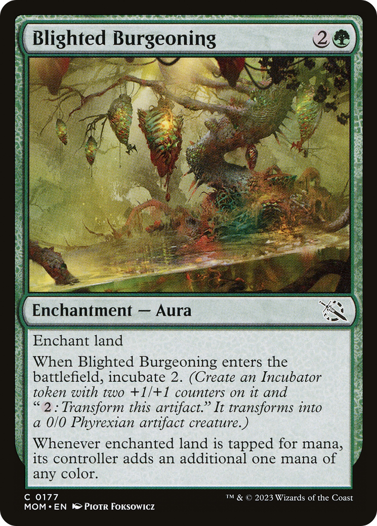 Blighted Burgeoning [March of the Machine] | Card Merchant Takapuna