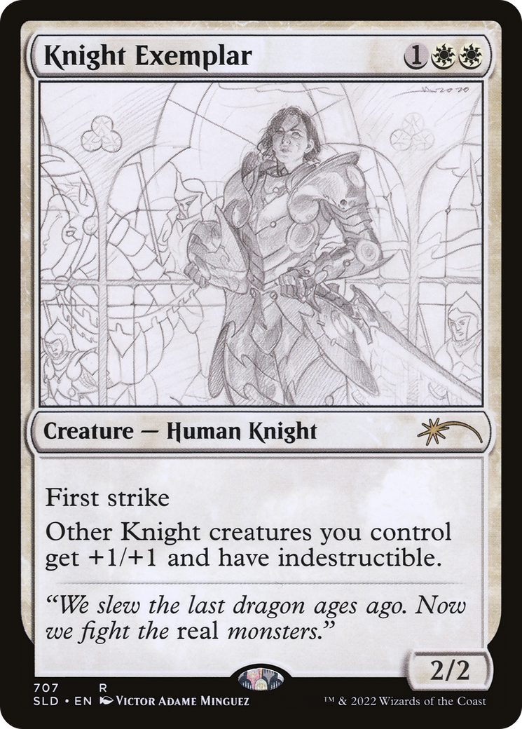 Knight Exemplar (707) [Secret Lair Drop Series] | Card Merchant Takapuna