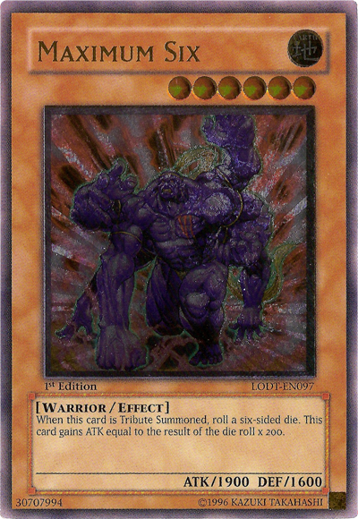 Maximum Six [LODT-EN097] Ultimate Rare | Card Merchant Takapuna