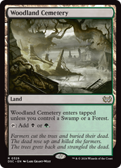 Woodland Cemetery [Duskmourn: House of Horror Commander] | Card Merchant Takapuna