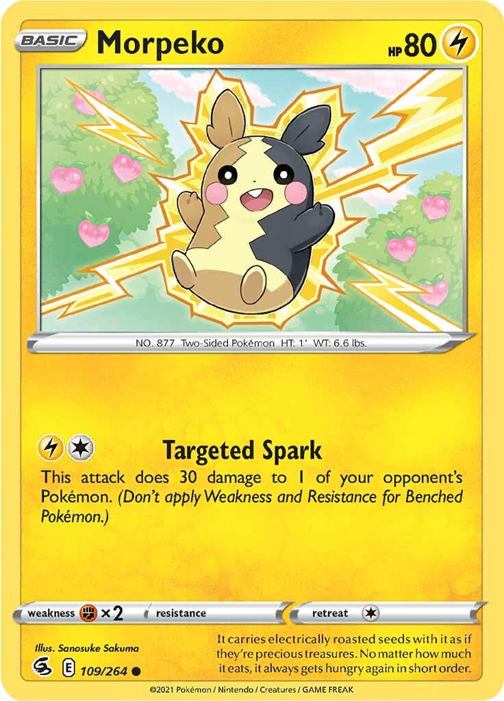 Morpeko (109/264) [Sword & Shield: Fusion Strike] | Card Merchant Takapuna