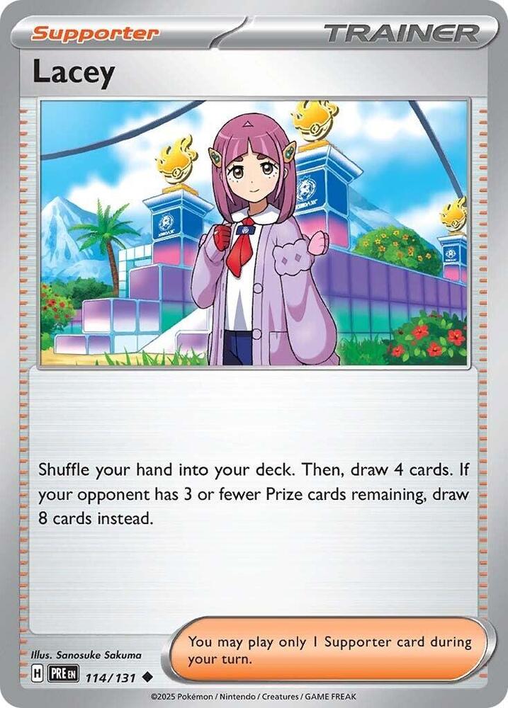 Lacey (114/131) [Scarlet & Violet: Prismatic Evolutions] | Card Merchant Takapuna