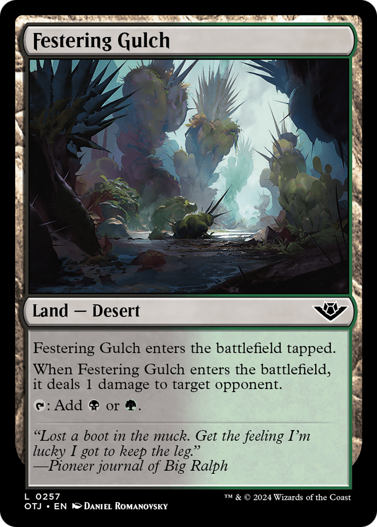 Festering Gulch [Outlaws of Thunder Junction] | Card Merchant Takapuna