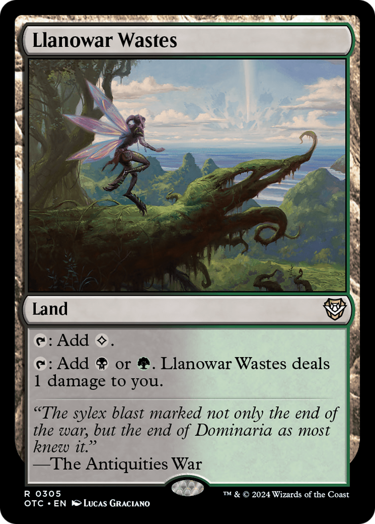 Llanowar Wastes [Outlaws of Thunder Junction Commander] | Card Merchant Takapuna