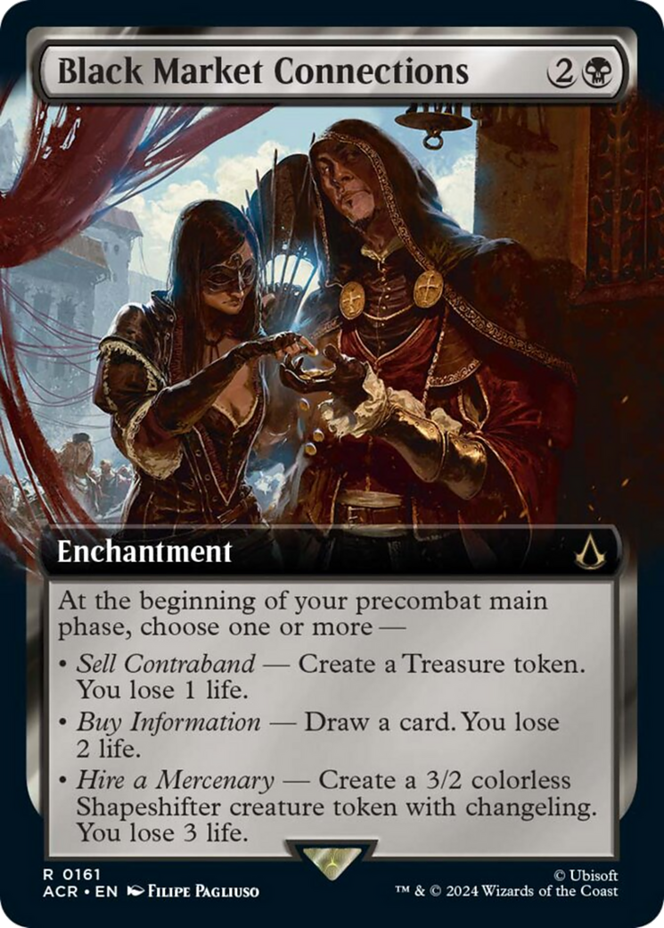 Black Market Connections (Extended Art) [Assassin's Creed] | Card Merchant Takapuna