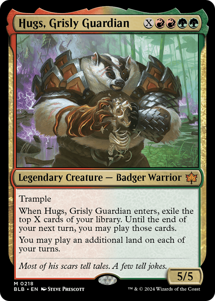 Hugs, Grisly Guardian [Bloomburrow] | Card Merchant Takapuna